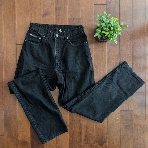 CALVIN KLEIN VINTAGE BLACK WASH JEANS - Picture 5 of 5